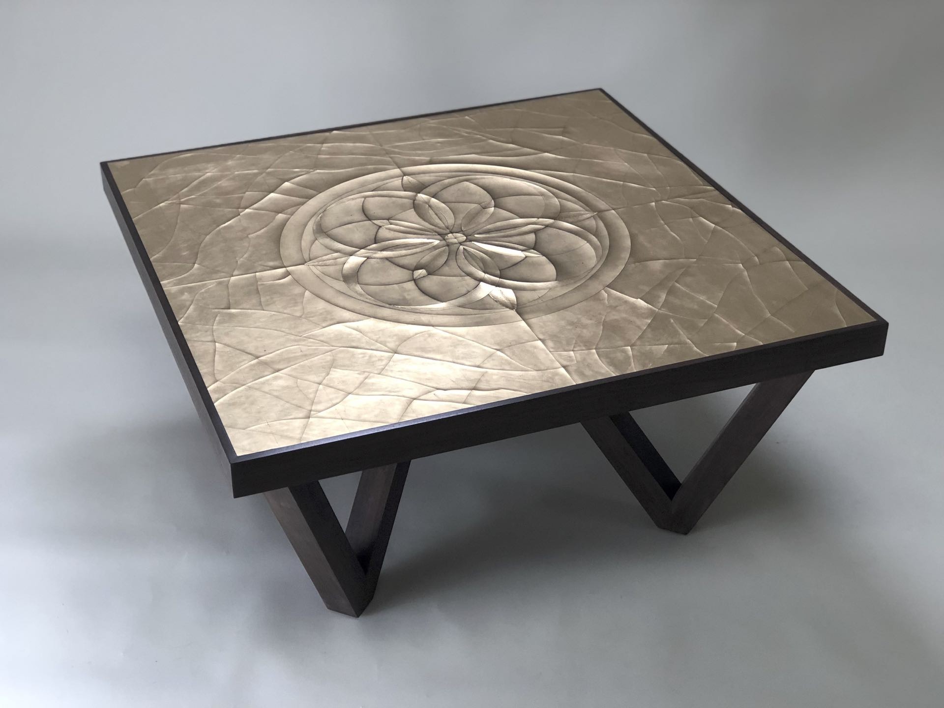 Lotus Moon Walnut Coffee table Lotus Moon walnut coffee table